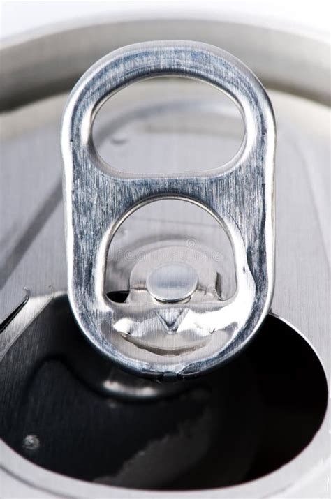 Ring pull on a beer can. stock image. Image of metal - 17271543