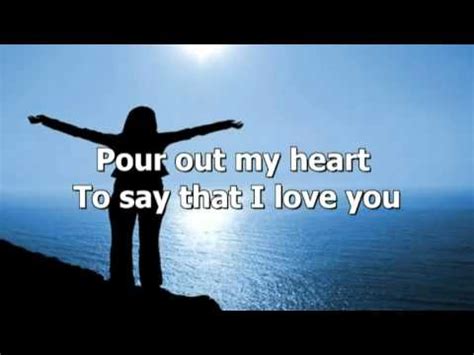 Pour Out My Heart Vineyard With Lyrics - YouTube