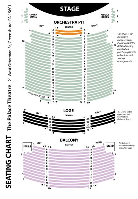 Palace Theater Seating Chart Manchester Nh - Theater Seating Chart