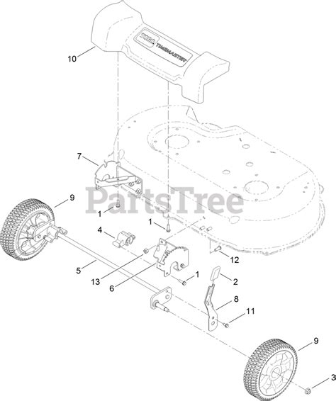 Toro 20199 - Toro 30" TimeMaster Walk-Behind Mower (SN: 312000001 ...