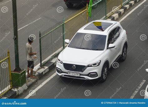 Morris Garage HS SUV editorial stock image. Image of traffic - 275966724