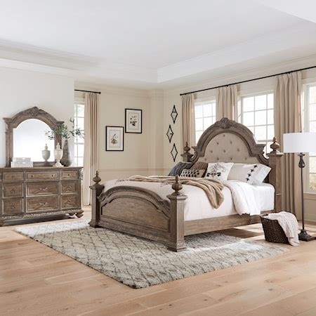 Liberty Furniture Carlisle Court 502-BR-QPSDM Transitional Queen 3 ...