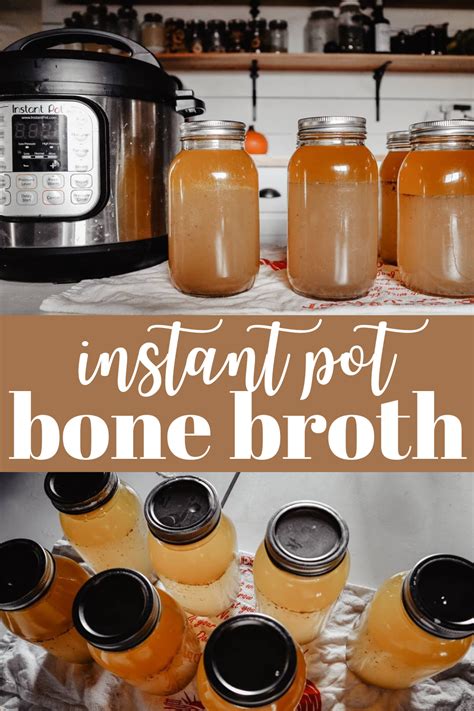 Instant Pot Bone Broth Recipe - Wilson Homestead