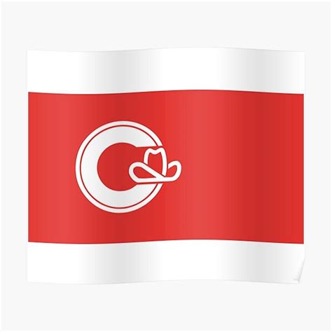 Flag Of Calgary Posters | Redbubble