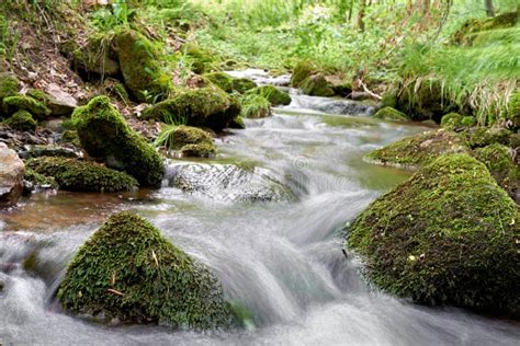 Waterfall in the Thuringian Forest Stock Photo - Image of thuringian ...