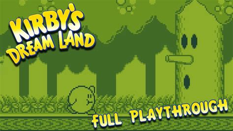 Kirby's Dream Land First Playthrough | Frustrating, but Fun! - YouTube