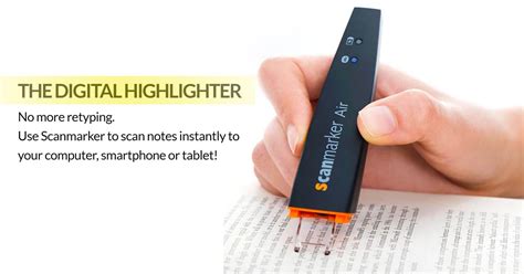 Digital Highlighter & Scanner Pen for Ultrafast Digital Note Taking