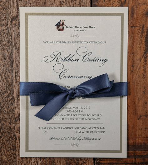 Ribbon Cutting Ceremony Invitation Ribbon Ceremony - Etsy