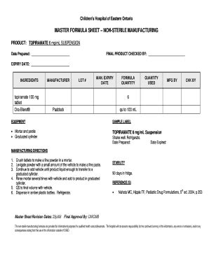 Batch Manufacturing Record Sample Pdf - Fill Online, Printable, Fillable, Blank | pdfFiller