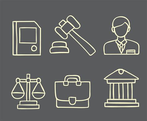 Sketch Lawyer Element Vectors Vector Art & Graphics | freevector.com