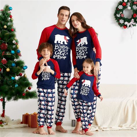 PatPat - PatPat Mosaic Family Matching Polar Bear Christmas Pajamas Sets - Walmart.com - Walmart.com