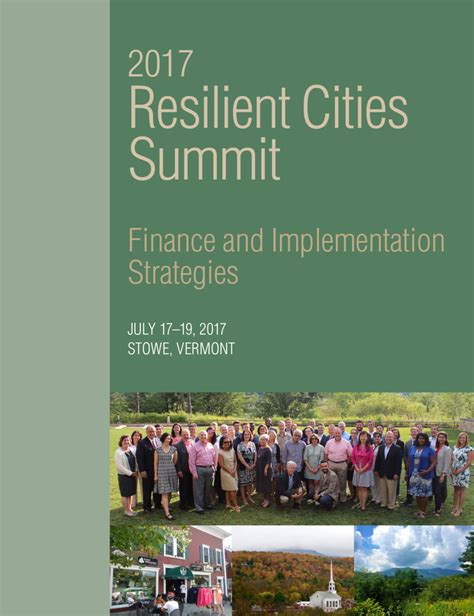 2017 Resilient Cities Summit Report | U.S. Green Building Council