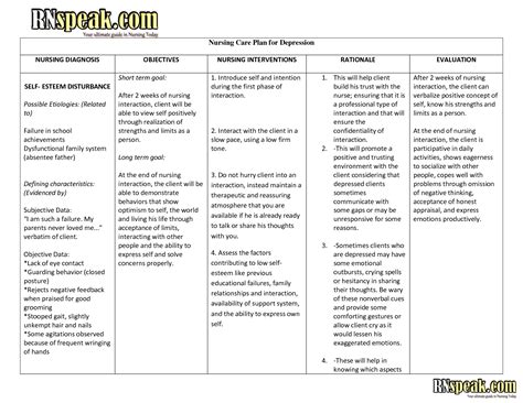 Pes Format Nursing Diagnosis Example | MedicineBTG.com