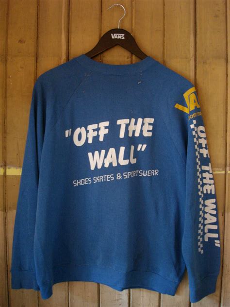 theothersideofthepillow: vintage VANS off the wall SWEATSHIRT bmx dutch nationals 1980's ...