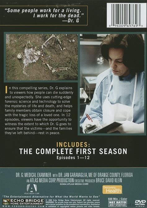 Dr. G Medical Examiner: Season 1 (DVD) | DVD Empire