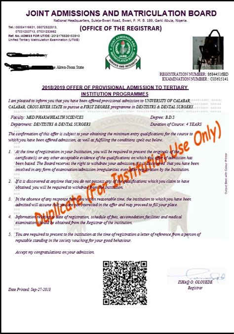 How To Print JAMB Admission Letter 2023/2024 Yourself (All Years ...