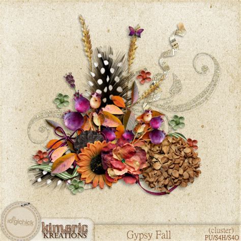 kimeric kreations: Another beautiful Gypsy Fall cluster!