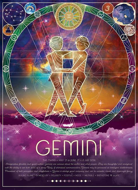 Puzzle Zodiac: Gemini, 500 pieces | Puzzle-USA.com