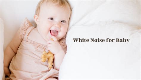 How can white noise help for baby sleep? - MindZone