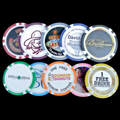 100 Custom Logo Poker Chips Full Color Inlay - Etsy