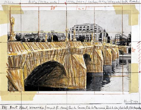 The Pont Neuf, Wrapped (Project for Paris) | Christo and jeanne claude, Jeanne claude, Christo ...