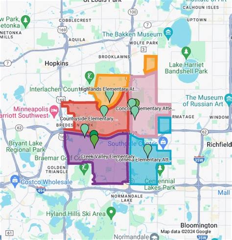 Edina Public Schools District Boundaries - Google My Maps