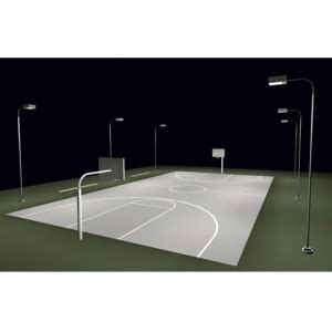 Basketball Court Lighting For Half & Full Courts