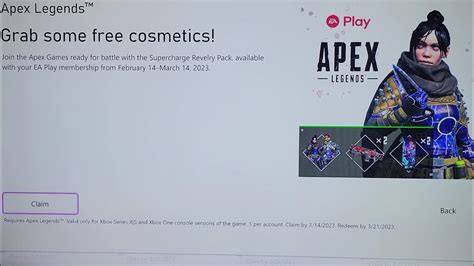 How to get Exclusive Apex Legends Supercharge Revelry Pack On Xbox ...