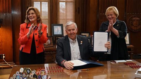 Gov. Mike Parson signs first bill from 2023 legislative session into law