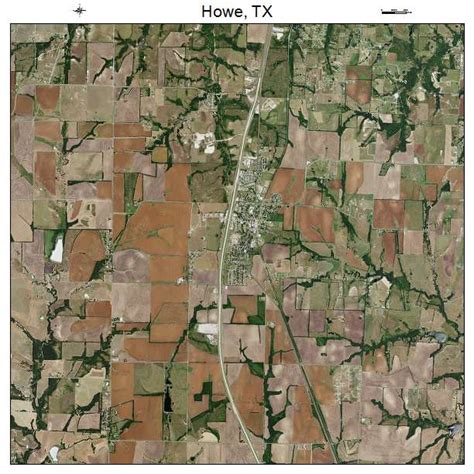 Aerial Photography Map of Howe, TX Texas