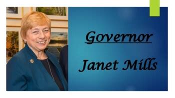 Governor Janet Mills (ME) Biography PowerPoint by Mr Matthews Teacher Store