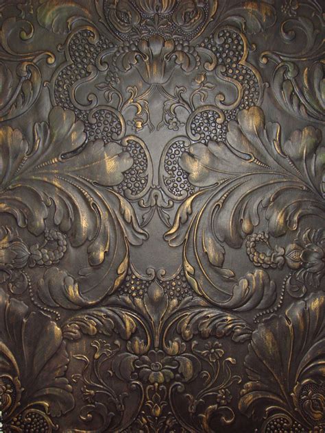 Embossed Wallpaper - DIY