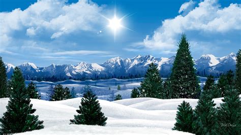 Sunny Winter Day Wallpapers - Wallpaper Cave