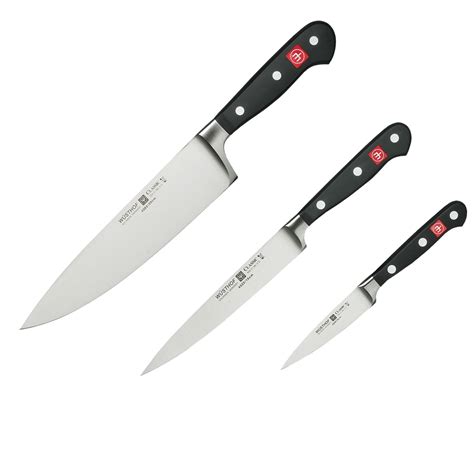 Wusthof Classic Cooks Knife Set - 3-Piece 2752D - Save 34%