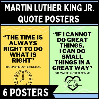 Martin Luther King Jr. Quote Posters | MLK Day by KekesClassroom