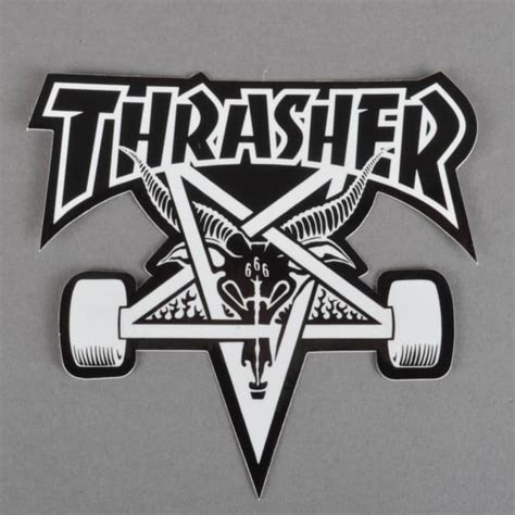 Thrasher Skategoat Skateboard Sticker - ACCESSORIES from Native Skate ...