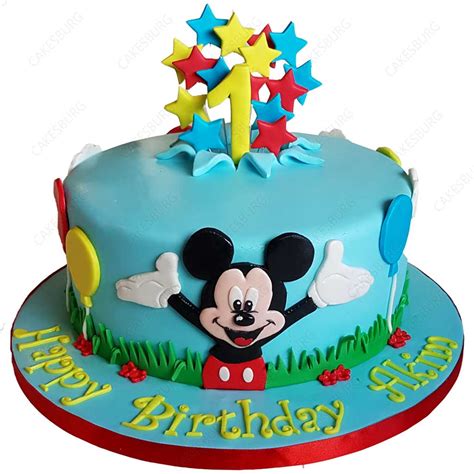 Mickey Mouse Cake #1 – CAKESBURG Online Premium Cake Shop