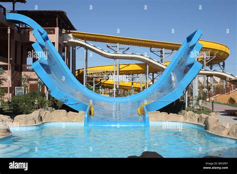 Jungle Aqua Park Hotel Hurghada Egypt Water Slide Stock Photo - Alamy