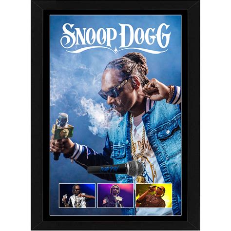 Music - Snoop Dogg Signed & Framed Microphone Deluxe Display (Beckett ...