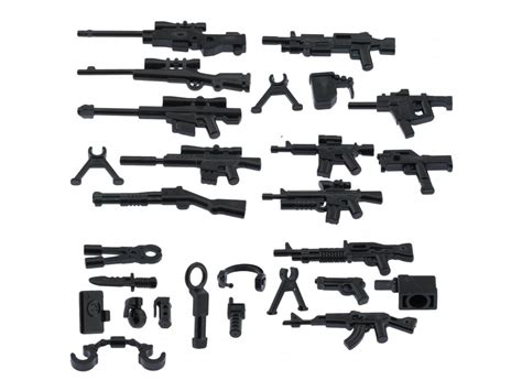 Toys & Hobbies 50 custom LEGO guns lot WW2 machine rifle weapons navy ...