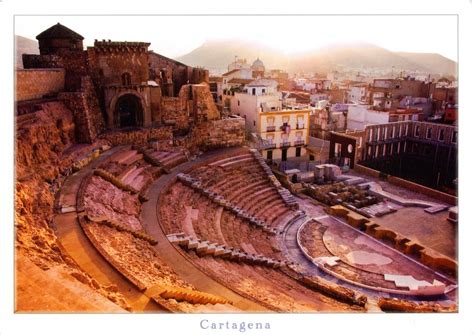 0760 SPAIN (Murcia) - The roman theatre in Cartagena | Murcia, Spain, Cartagena