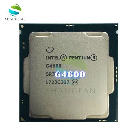 For Intel Pentium G4600 3.6 Ghz Dual-core Quad-thread Cpu Processor 3m ...