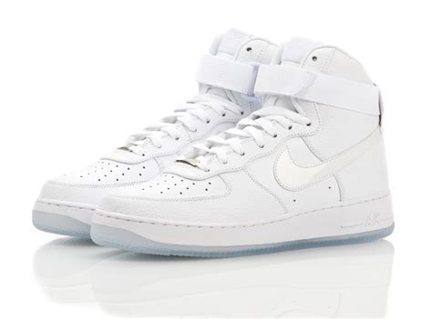 Nike Air Force 1 High - Triple White - Ice - SneakerNews.com