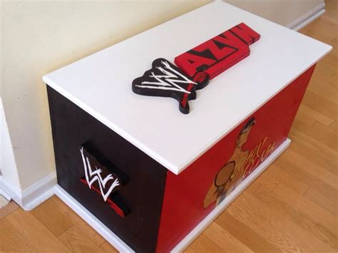 Custom Painted toy box for boys! Www.facebook.com/WoodsWorkcustoms WWE ...