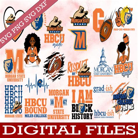 Bundle 21 Files Morgan State Football Team Svg, Morgan State - Inspire ...