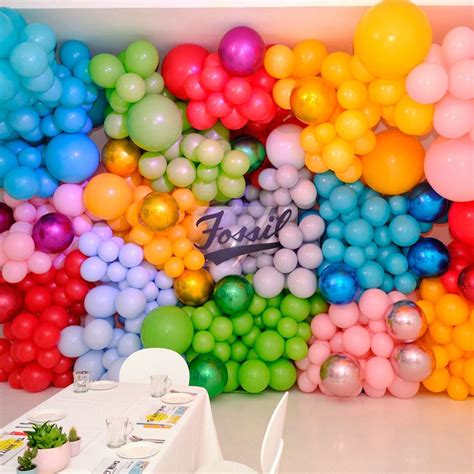 Balloon Wall | Birthday balloon decorations, Party balloons, Balloon ...