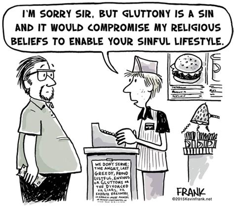 Gluttony cartoon | Eric Thomas Weber