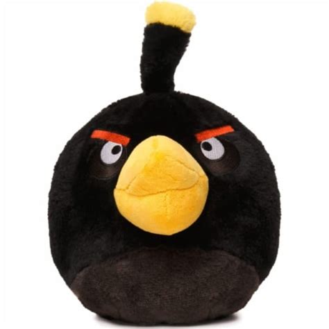 Angry Birds Bomb Black Bird Plush 8 Character Doll Soft Pillow Toy ...