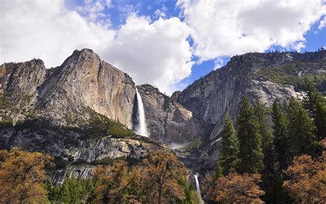 Download Waterfall California Sierra Nevada Nature Yosemite Falls HD ...