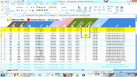 6 Tracking Spreadsheet Template Excel - Excel Templates